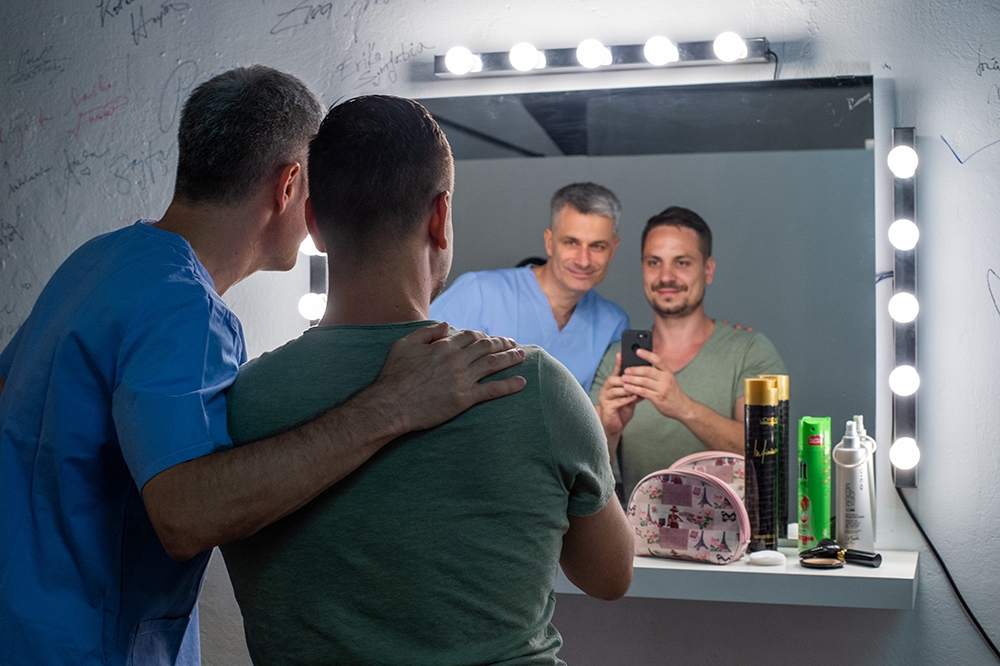 Fotenie kampane na podporu verejnej zbierky