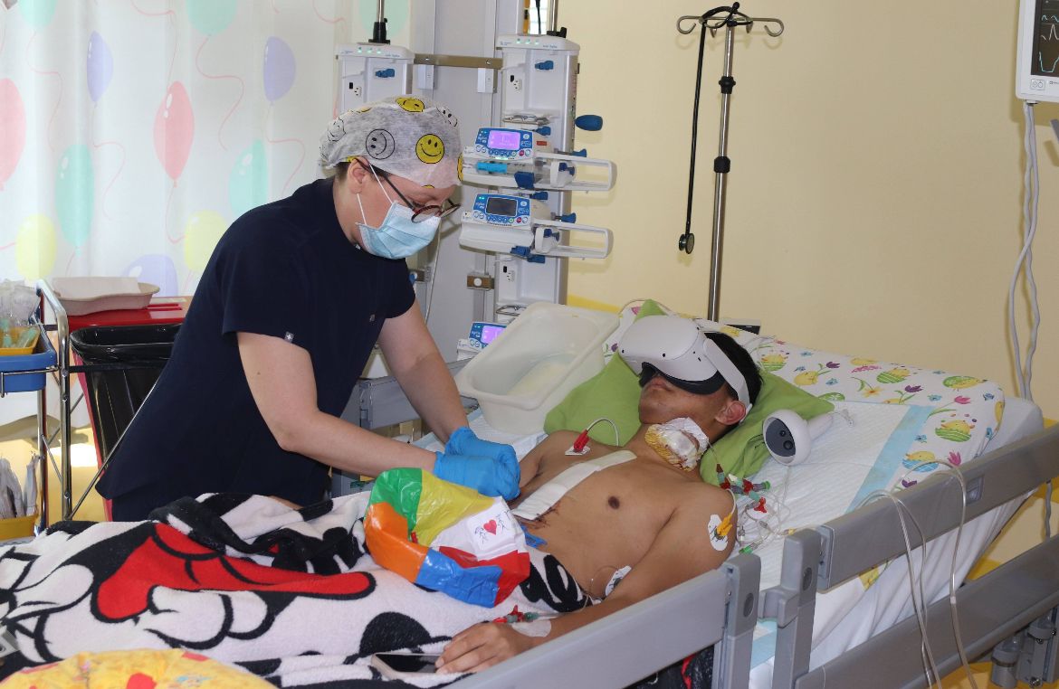 Virtuálne okuliare používané v Detskom kardiocentre