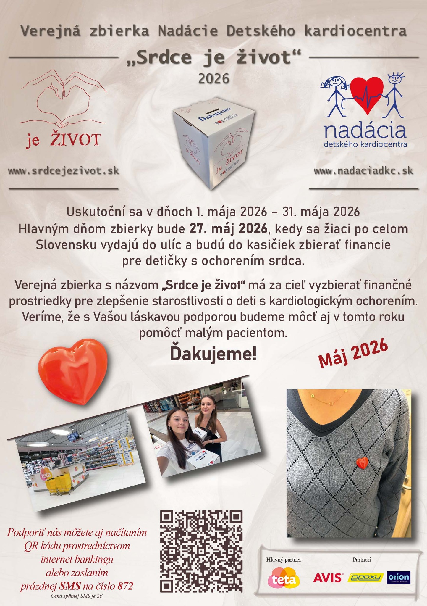 Verejná_zbierka_Srdce_je_život_2026